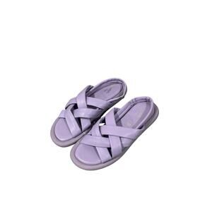 Seychelles Punchline Sandal Women's 9 Purple Leather Slip-On Slingback